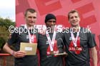 From left to right: Derek Hawkins (Leeds) 2nd, Yared Hagos (Wallsend) winner and James Bullman (New Marske) 3rd in the Sunderand City Half Marathon. Photo: David T. Hewitson/Sports for All Pics